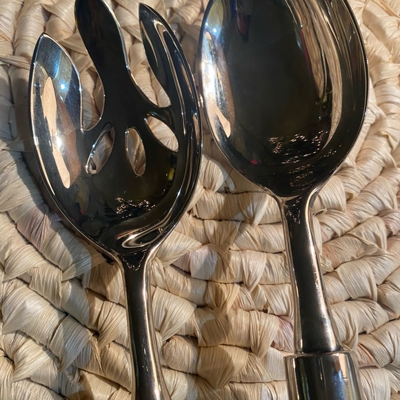 Shannon Crystal and Silver Serving Utensils 2 pc - Picture 7 of 10